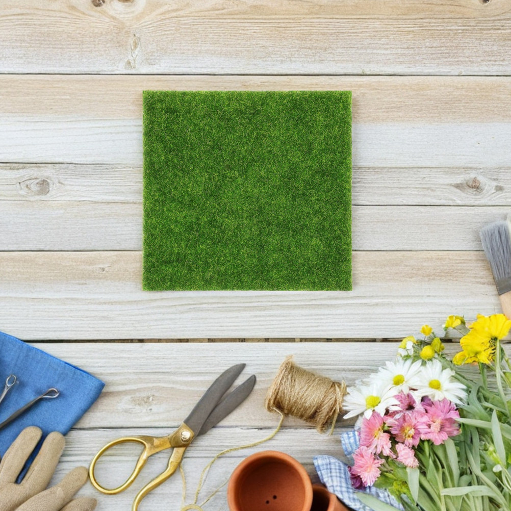 Aquarium Planting - 15Pcs Artificial Grass Realistic Turf for