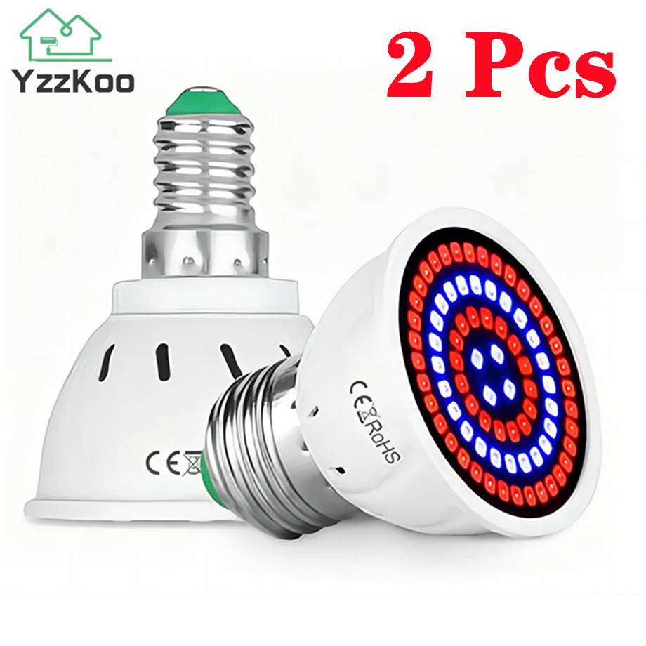 Aquarium Plant Root Tabs - 2Pcs LED Grow Full Spectrum Bulb