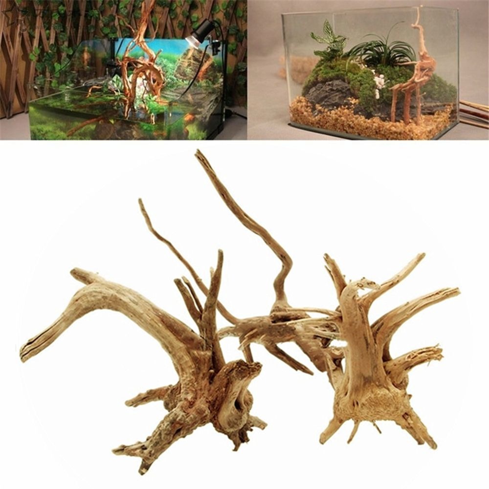 New Natural Wooden Fish Tank D - đánh giá và giá Aquarium Plant Root Tabs