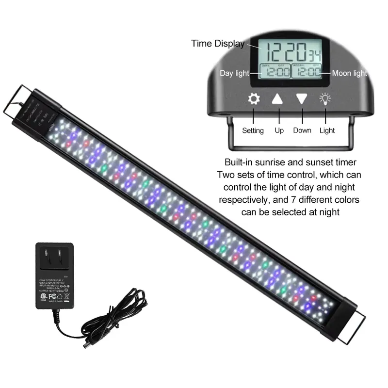 LED IP68 11.8 in 18W Plant Gro - đánh giá và giá Planted Aquarium Hours