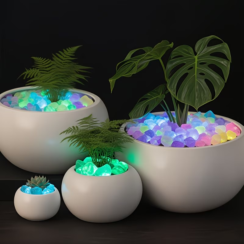 300PCS Luminous Pebble Set,0.9 - đánh giá và giá Aquarium Planting