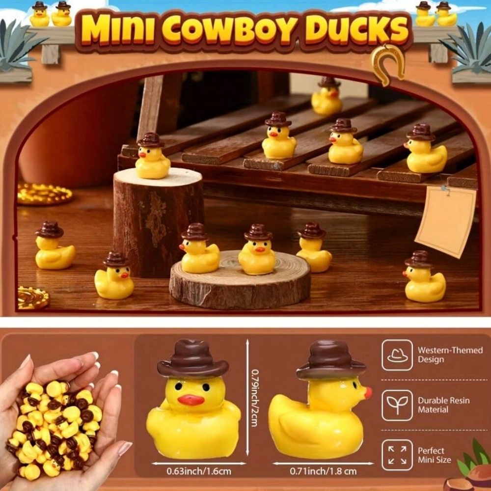 50Pcs Mini Resin Cowboy Ducks  - đánh giá và giá Aquarium Planting Ideas
