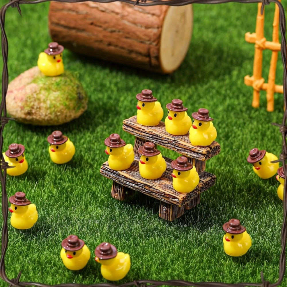50Pcs Mini Resin Cowboy Ducks  - đánh giá và giá Aquarium Planting Ideas