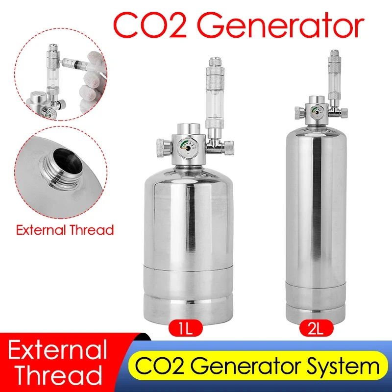 1L/2L Aquarium CO2 Generator S - đánh giá và giá Planted Aquarium Tank Kit