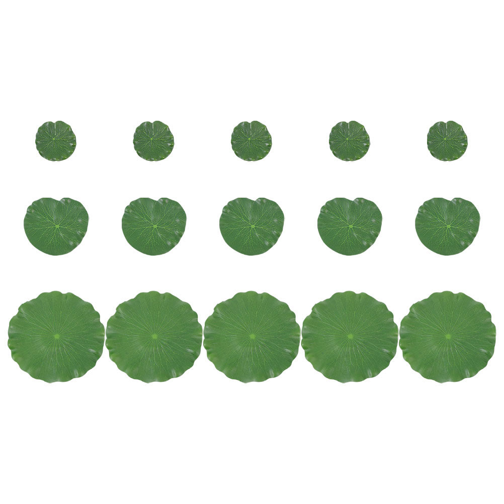 15Pcs Artificial Lily Pads Rea - đánh giá và giá Aquarium Planting