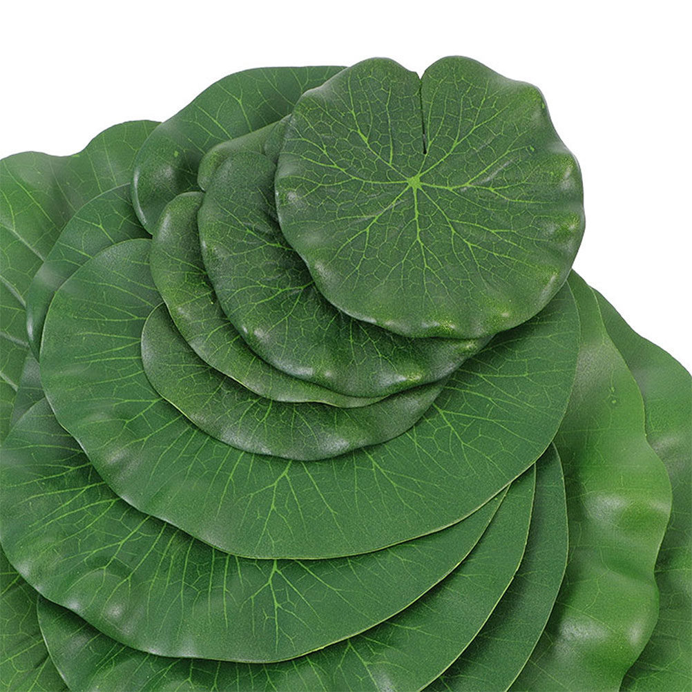 15Pcs Artificial Lily Pads Rea - đánh giá và giá Aquarium Planting