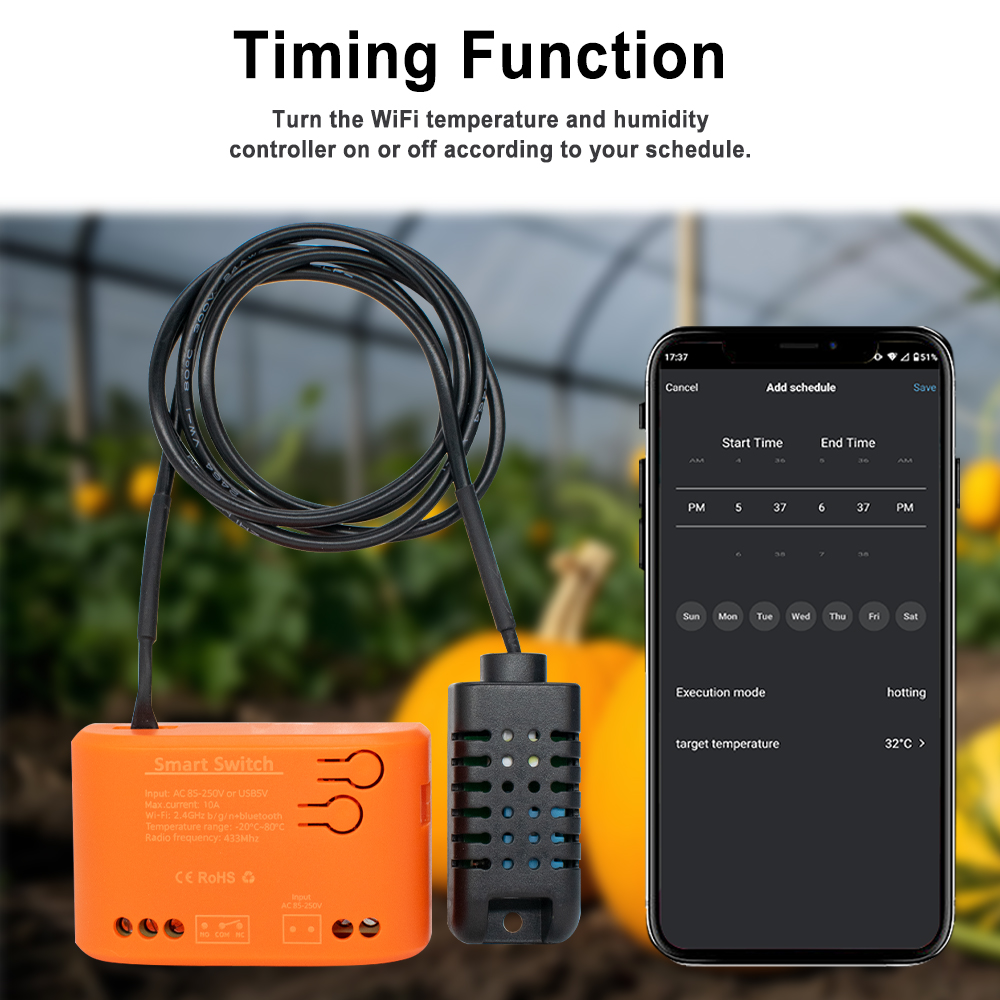 Tuya WiFi Temperature Humidity - đánh giá và giá Aquarium Planting