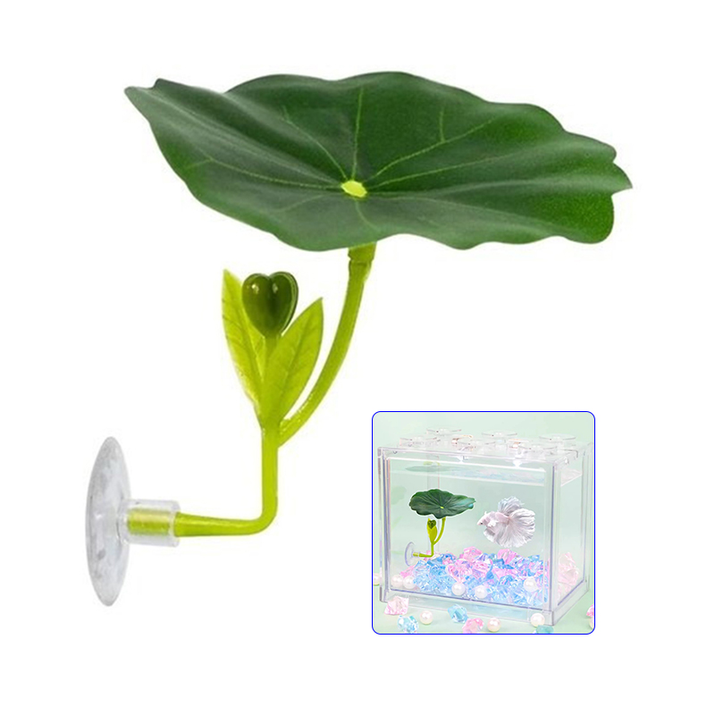 1Pc Green Leaf Hammock For Bet - đánh giá và giá Planted Aquarium Betta