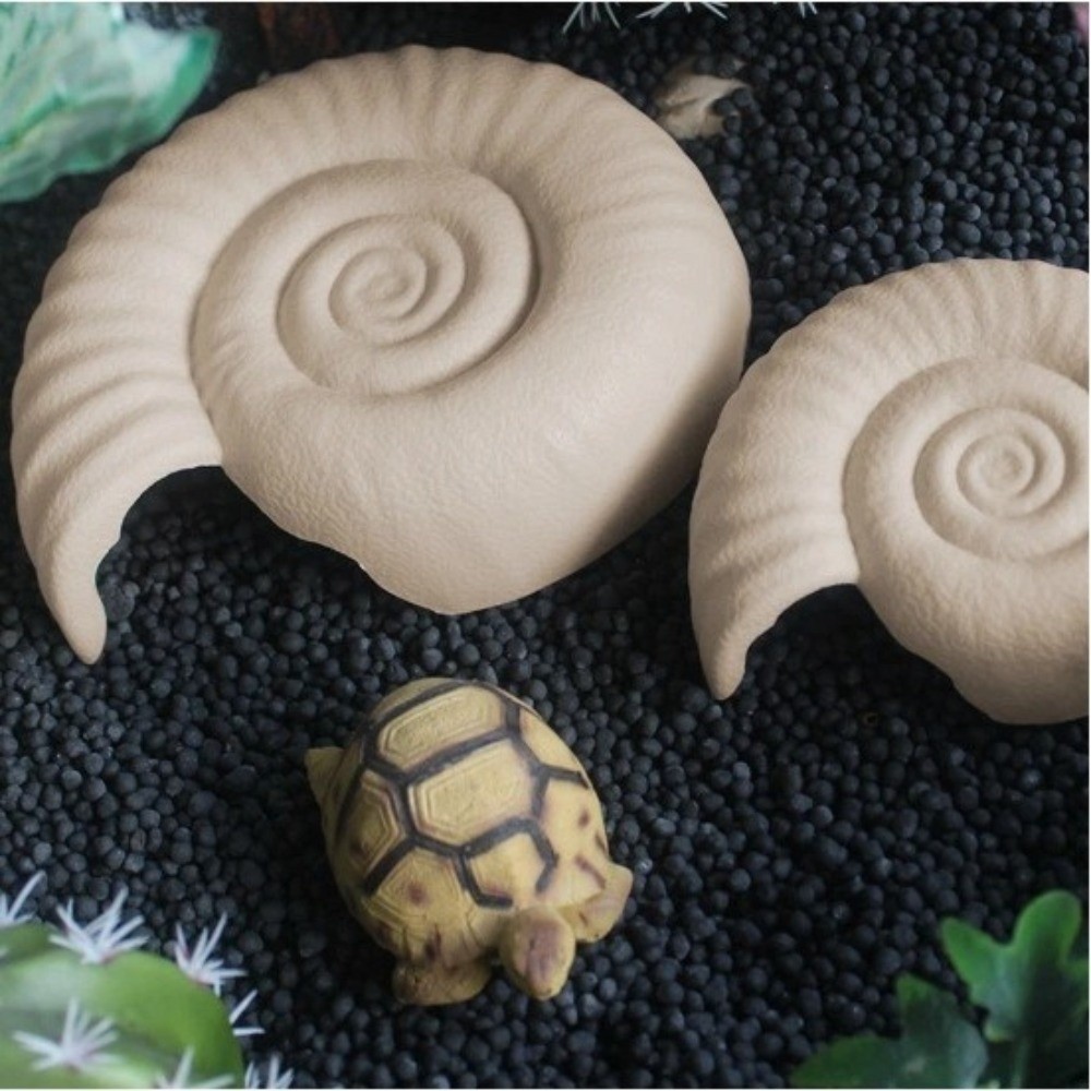 Ammonite Shape Reptile Hidden  - đánh giá và giá Aquarium Planting Ideas