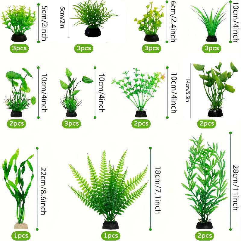 Aquarium Decor Set Artificial  - đánh giá và giá Planted Aquarium Tank Kit