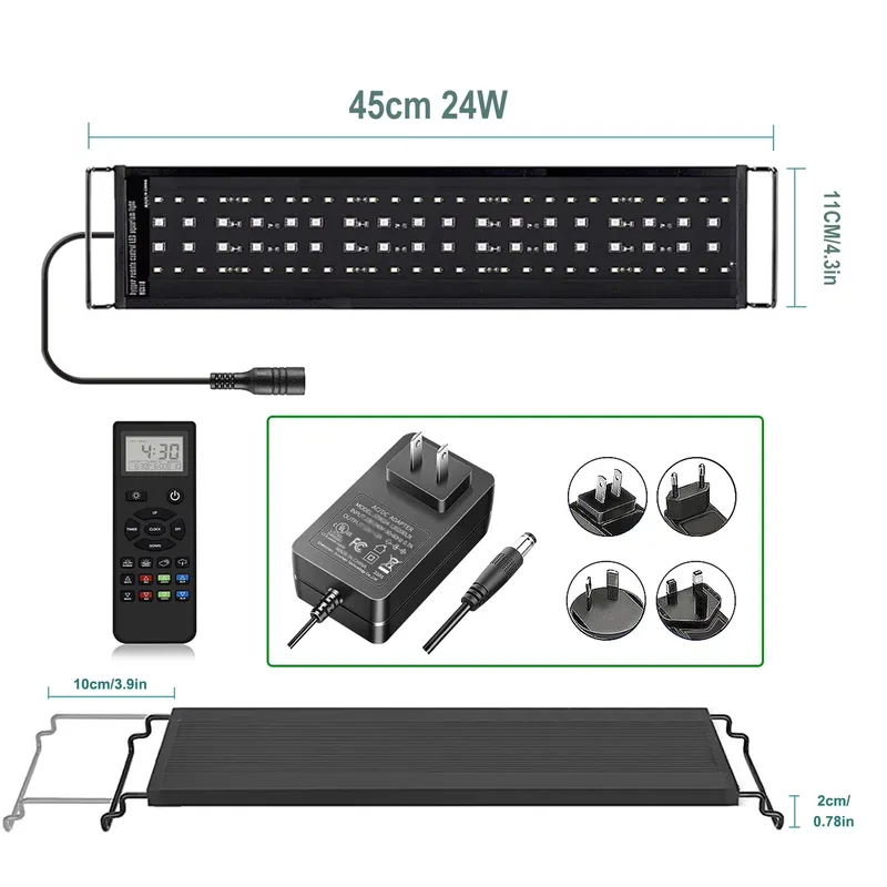 SIROKA 45cm Professional LED F - đánh giá và giá Planted Aquarium Hours