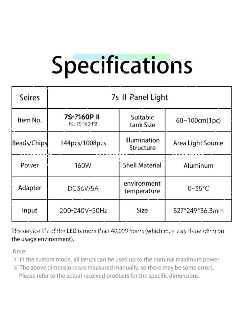 Aquarium LED Light 160W RGB Fu - đánh giá và giá Aquarium Planting