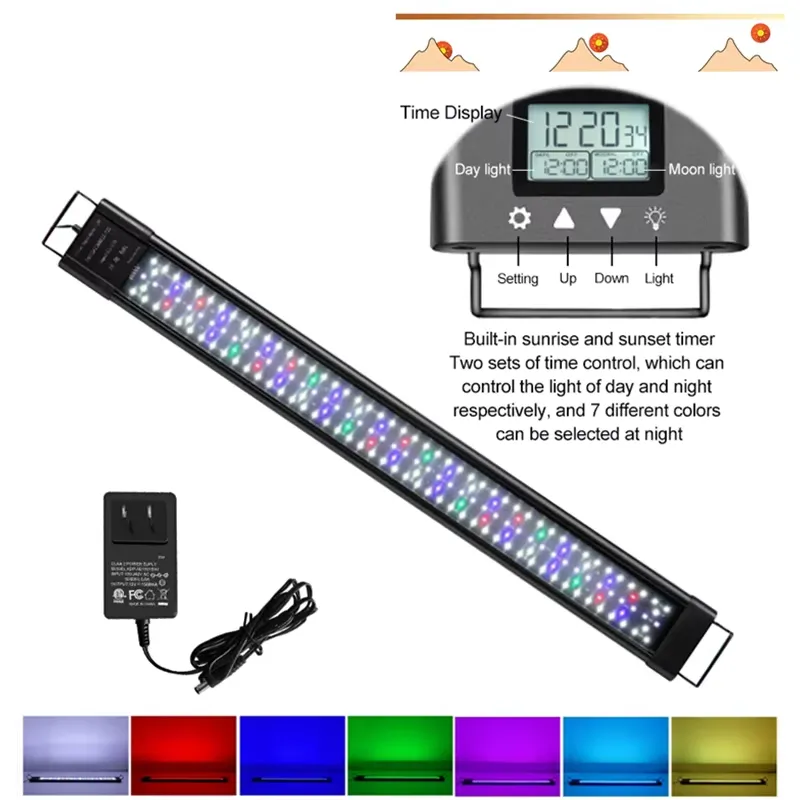 48W IP68 LED Aquarium Light fo - đánh giá và giá Planted Aquarium Hours